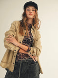 ***PREORDER***Leopard Mesh Top