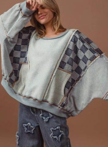 Checkered Sweatshirt