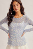 ***PREORDER***Daisy Mesh Top