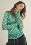 ***PREORDER***Dot Mesh Top
