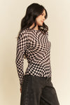 Checkered Mesh Top