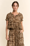 ***PREORDER***Leopard Skirt Set