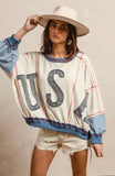 ***PREORDER***USA Denim Top