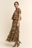 ***PREORDER***Leopard Skirt Set