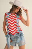***PREORDER***Patriotic Bow Vest