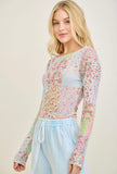 ***PREORDER***Patsy Mesh Top(ETA 5/31)