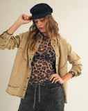 ***PREORDER***Leopard Mesh Top