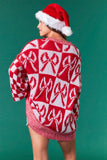 ***PREORDER***Christmas Bow Check Sweater
