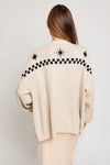 ***PREORDER***Star/Check Sweater Set(ETA 12/30)