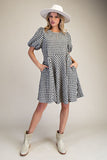 ***PREORDER***Gingham Dress(ETA 12/30)