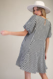 ***PREORDER***Gingham Dress(ETA 12/30)