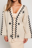 ***PREORDER***Star/Check Sweater Set(ETA 12/30)